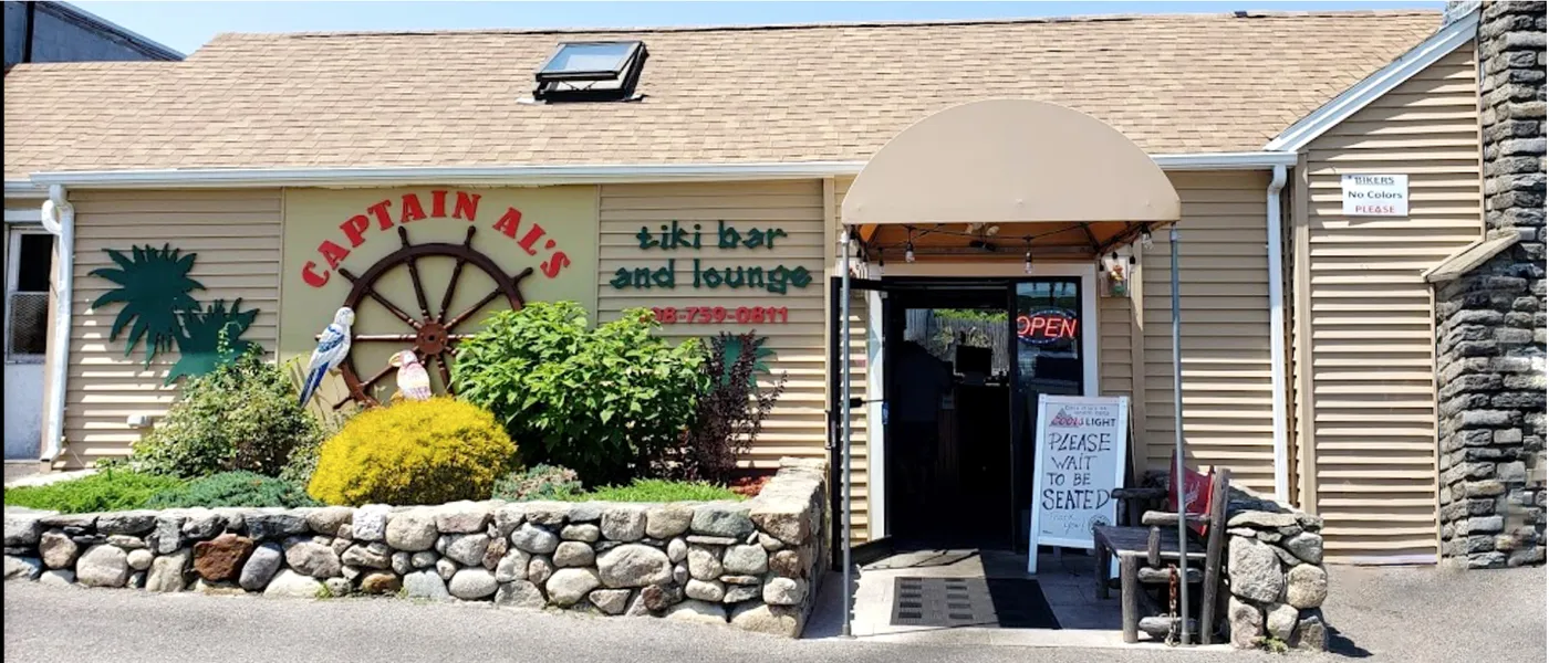 Entrance to Captain Al's Tiki Bar and Lounge